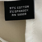 Murano Dress Pants Men's 32x34 Alex Slim Fit Flat Front Solid Cream