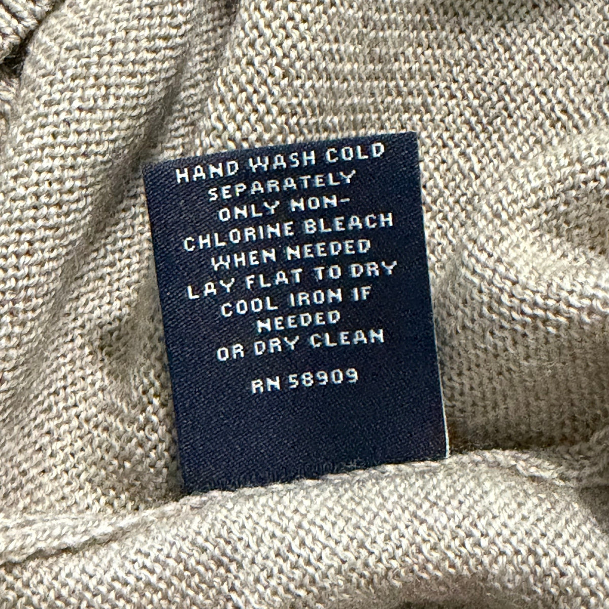 Hart Schaffner Marx Sweater Men's 3XB Big & Tall V-Neck Merino Wool Oatmeal