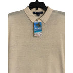 Daniel Cremieux Linen Shirt Men's Large Polo Shirt Key West Collection Beige