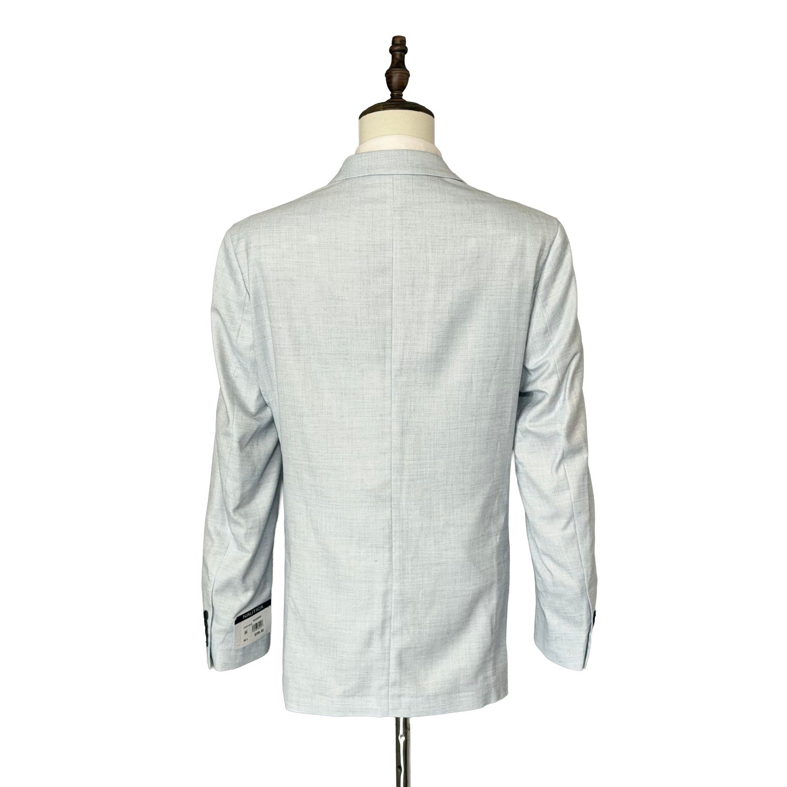 Nautica Sport Coat Men's 46 Long Modern Fit Active Stretch Lt Blue