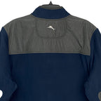 Tommy Bahama Men's XXL Field Runner Half-Snap Mock-Neck Sweatshirt Blue