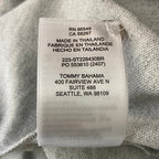 Tommy Bahama Polo Shirt Men's Large Island Zone Pima Cotton Gray Heather