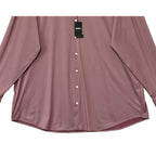 Boss Performance Dress Shirt Men's 5XL Big & Tall Roan Kent Long Sleeve Dark Pink