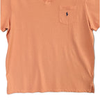 Polo Ralph Lauren Shirt Men's XL Buttonless Polo Cotton Linen Blend Pink