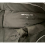 Armani Exchange Pant Men's 32"x31" Slim Fit Suit Pant Wool Black Window Pane NWT