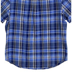 Polo Ralph Lauren Shirt Men's Medium Classic Fit Button-Down Blue Plaid