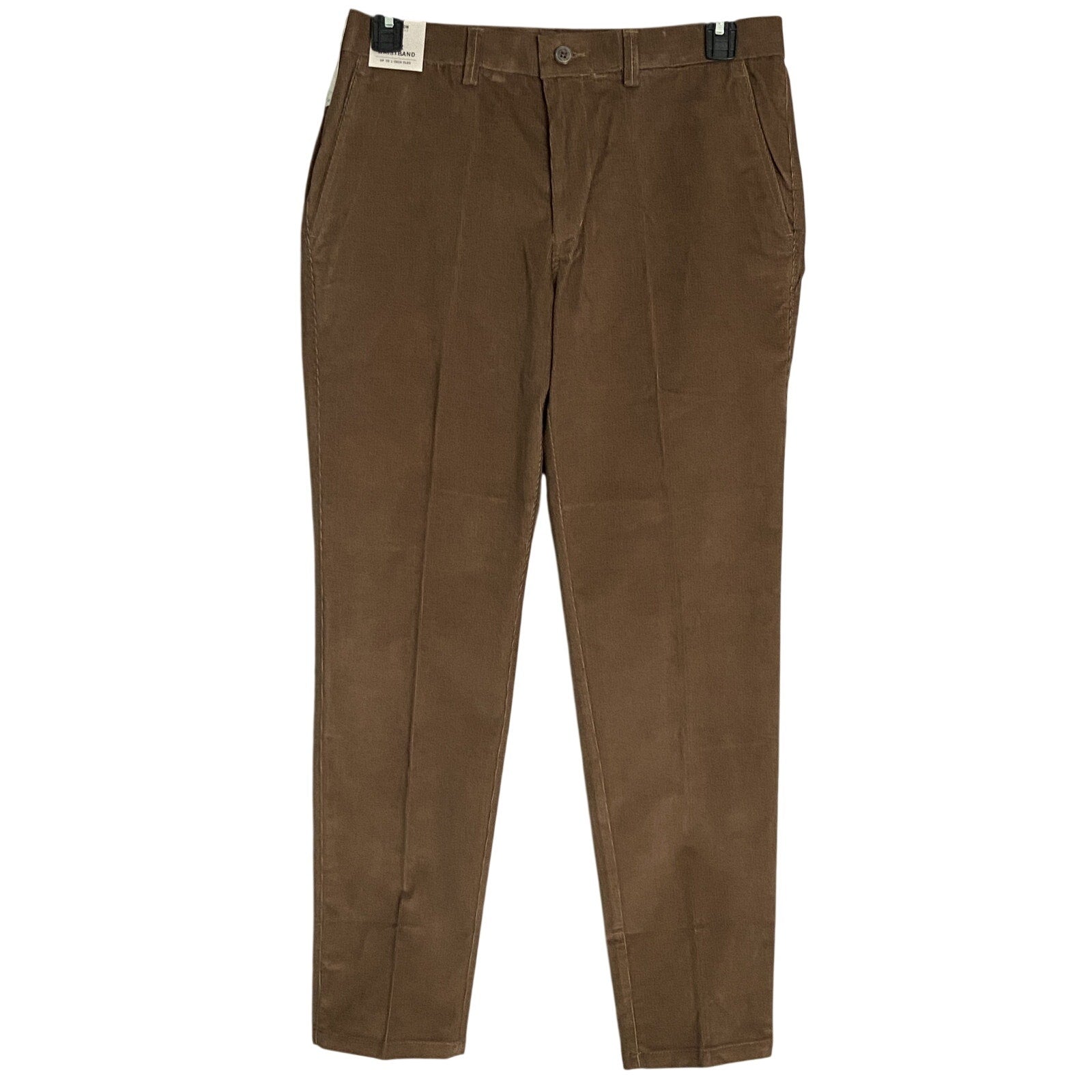 Kenneth Cole Reaction Pants Men's 34x32 Pant Slim Fit Stretch Corduroy Camel