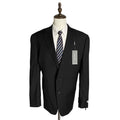 Michael Kors Suit Jacket Men's 50L Modern Fit Airsoft Stretch Solid Black