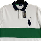 Polo Ralph Lauren Shirt Men's XXL Mesh Polo Shirt Custom Slim Fit Big Pony