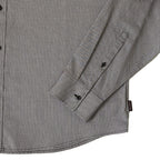 Michael Kors Dress Shirt Men's XXL Button-Down Slim Fit Black/White Geo