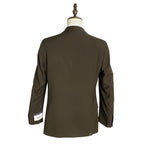 Nautica Men's Suit 40L 36W 2-Piece Suit Modern Fit Gaff Active Stretch Olive