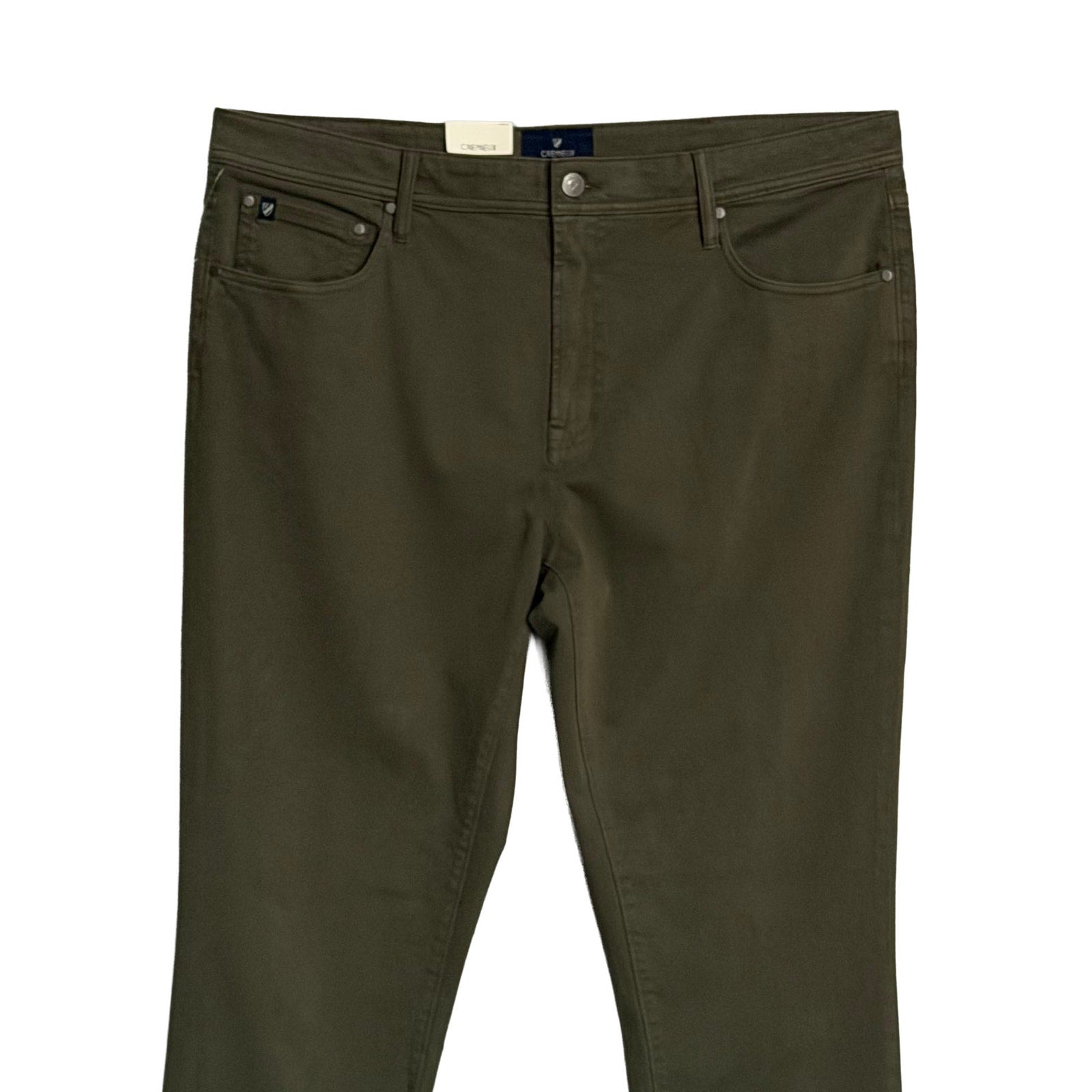 Daniel Cremieux Pant Men's 40"x30" CMX 5-Pocket Pant Sateen Stretch Dark Olive