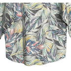 Tommy Bahama Shirt Men's XL "Barbados Breeze Stretch" Vines Linen Blend