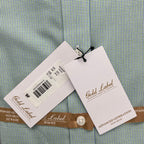 Roundtree & Yorke Shirt Men's 14.5 32 Slim Fit Cotton Poplin Green Check