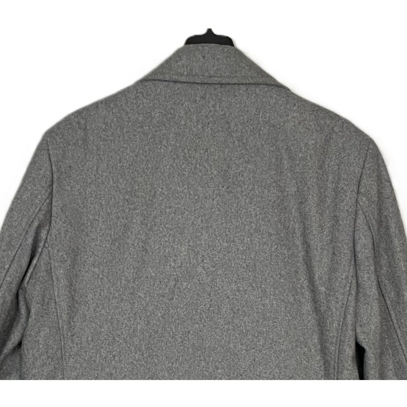 Lauren Ralph Lauren Overcoat Men's 42R Double-Breasted Wool Blend Light Gray