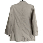 Lauren Ralph Lauren Raincoat Men's 40 Regular Cream Brown Houndstooth