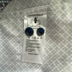 Visconti Black Men's Small Button Up Shirt Geometric Print Bark Stretch