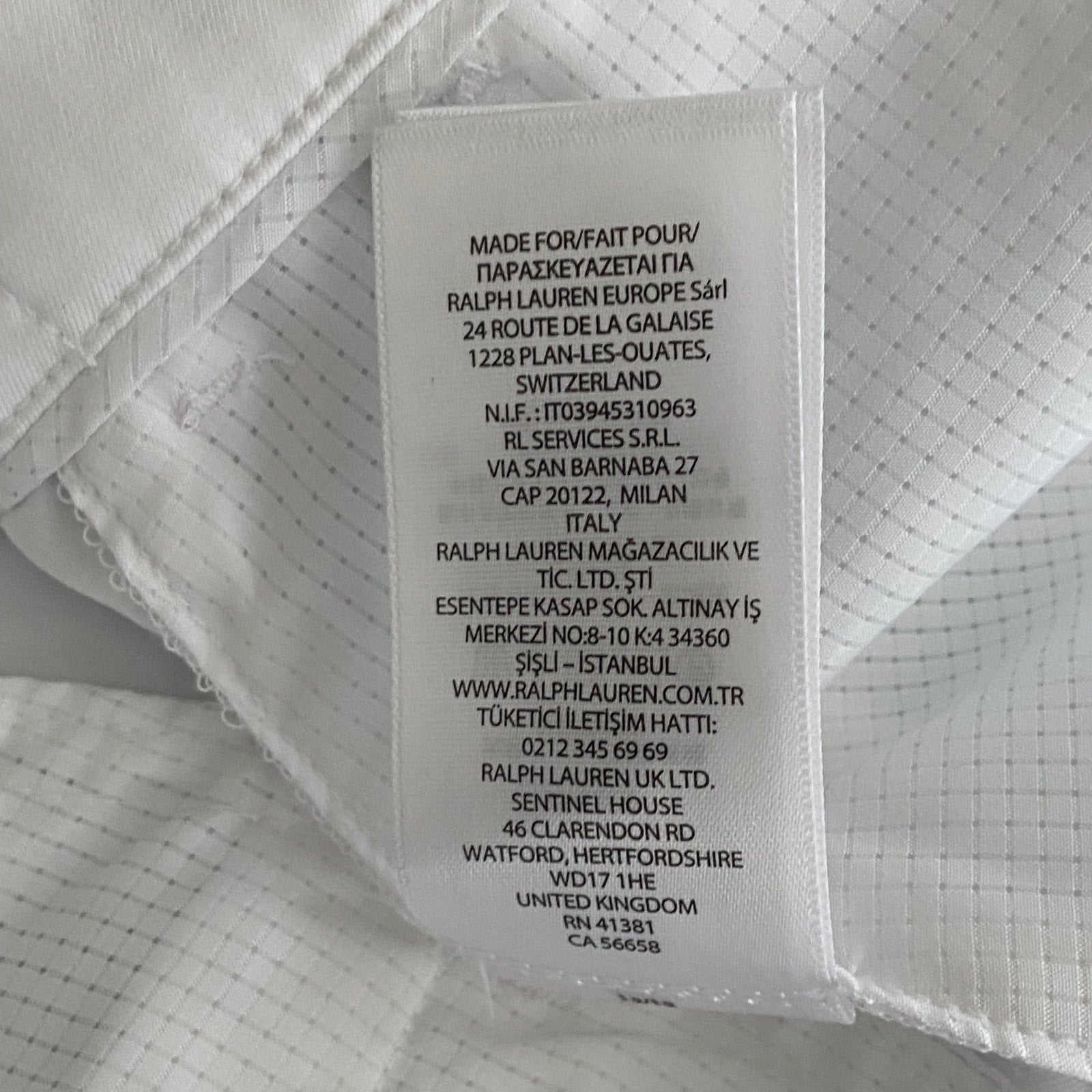 Ralph Lauren RLX Pants Men's 40x32 Tailored Fit Stretch Fabric Solid White