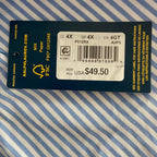 Polo Ralph Lauren Sleepwear Men's 4X Big & Tall Sleep Shorts Blue Pinstripe