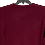 Daniel Cremieux V-Neck Sweater Men's Large Luxury Cashmere Burgundy