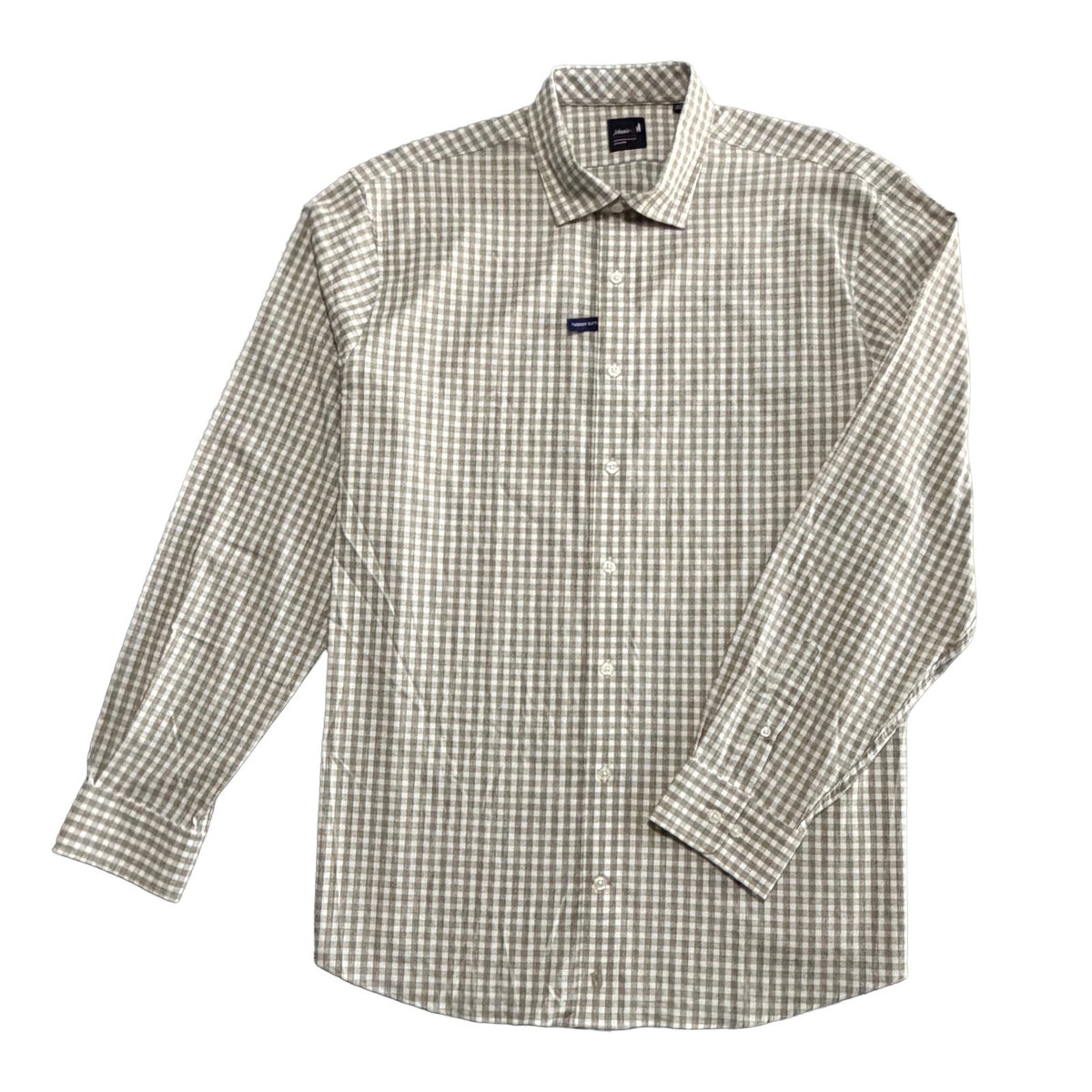 Johnnie-O Westwood Performance Shirt Men's XXL Button-Down Hazlenut Check