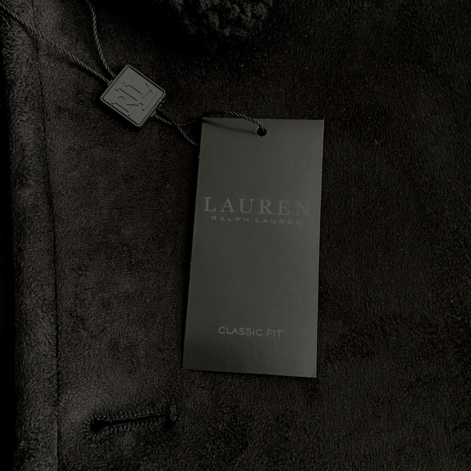 Lauren Ralph Lauren Men's 44REG Lefferts Classic-Fit Faux-Shearling Overcoat