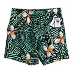 Caribbean Swim Trunks Men's Medium Elastic Drawstring Waist Pockets Lined