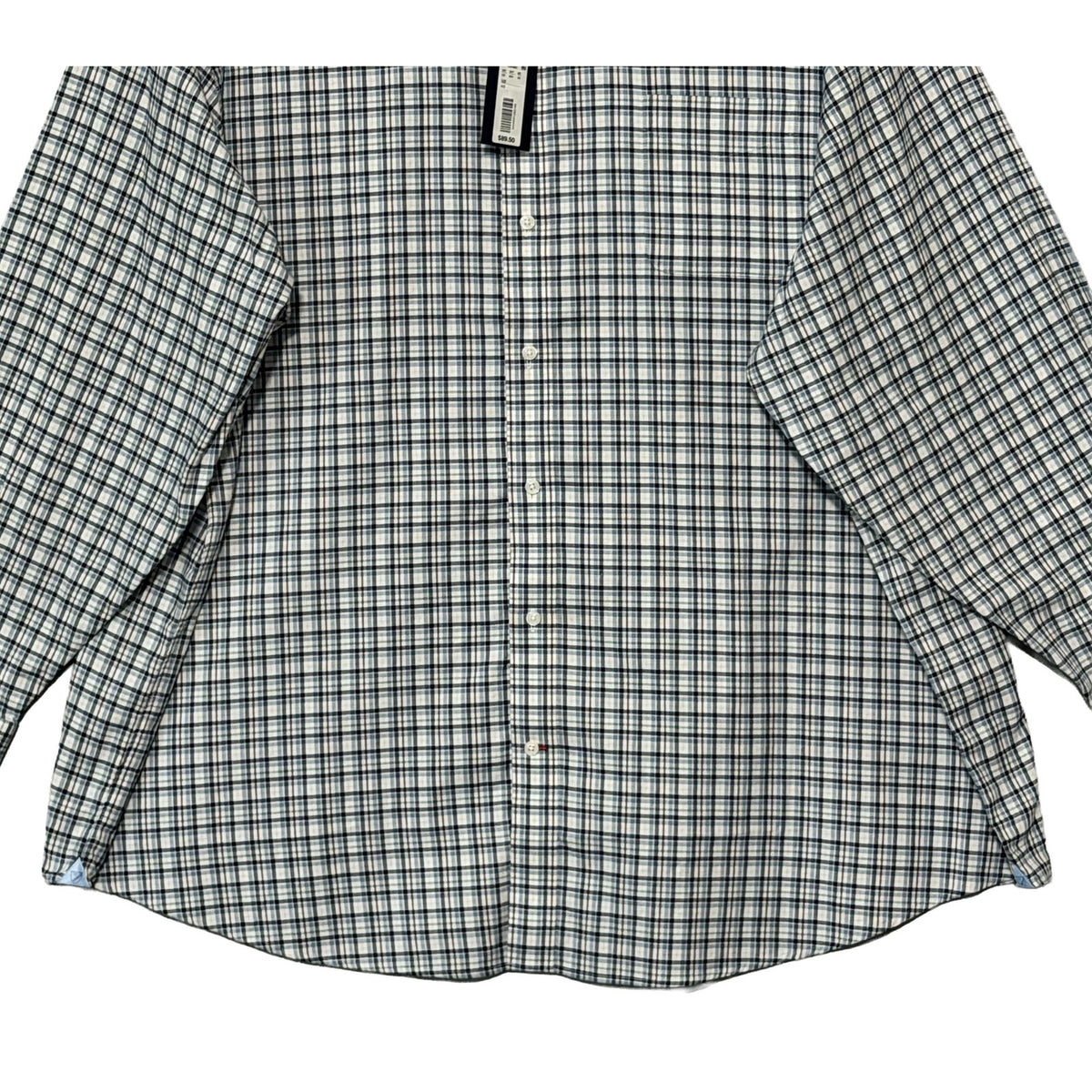 Daniel Cremieux Dress Shirt Men's 4XB Big & Tall Button-Down Stretch Check NWT