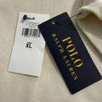 Polo Ralph Lauren Polo Shirt Men's XL Classic Fit Short Sleeve Stretch Cream