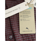 Tommy Bahama Shirt Men's XL "San Sebastian Check" Shirt Pinot Noir