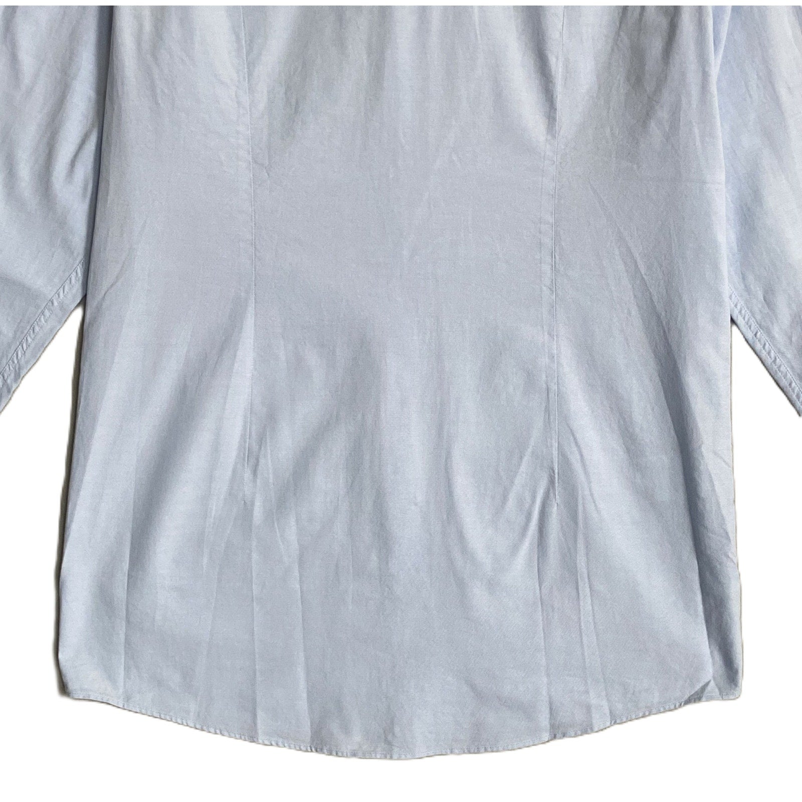 Boss Dress Shirt Men's Medium 15.5 32/33 Sharp Fit Long Sleeve Cotton Blue