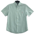 Polo Ralph Lauren Shirt Men's Small Classic Fit Short Sleeve Seersucker Green