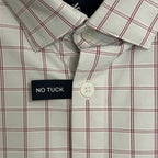 Mizzen+Main Shirt Men's XXL Leeward Trim Fit Long Slv Aluminum Hampton Plaid