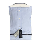 Daniel Cremieux Dress Shirt Men's 16-33 Slim Fit Supima Blue Check NEW