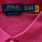 Polo Ralph Lauren Shirt Men's XL Custom Slim Fit Polo Shirt Short Slv Pink