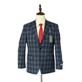 Michael Kors Sport Coat Men's 36 Short Kent Classic Fit Stretch Blue Check