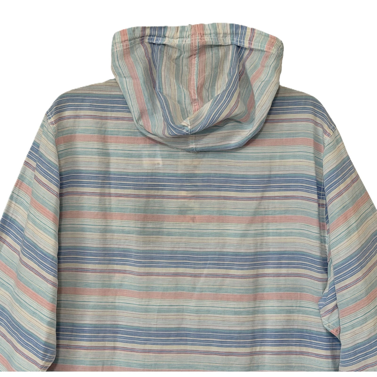 Tommy Bahama Shirt Men's XL Sand Linen Los Bellos Stripe Baja Bright Peach