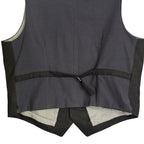 Daniel Cremieux Suit Vest Men's Large Italian Fabric Wool Blend Charcoal
