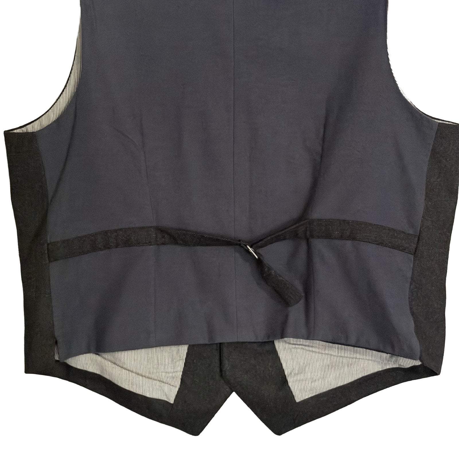 Daniel Cremieux Suit Vest Men's Large Italian Fabric Wool Blend Charcoal