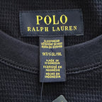 Polo Ralph Lauren Sleepwear Men's 1XT Crew Neck Long Sleeve Knit Shirt Blue