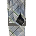 Michael Kors Necktie 3" Green Sutton Plaid Standard Length Silk Blend