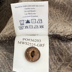 Faherty Camp Shirt Men's Large "The Breeze" Short Sleeve Graphite Rainforest