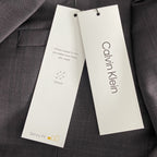 Calvin Klein Suit Jacket Men's 44 Regular Milo Skinny Wool Stretch Eggplant