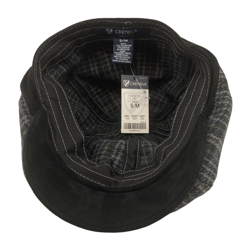 Daniel Cremieux Blue Label Plaid Driver Hat Grey Plaid Small/Medium
