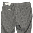 Michael Kors Suit Pants Men's 36x34 Modern Fit Wool Blend Lt Grey/Blue Check