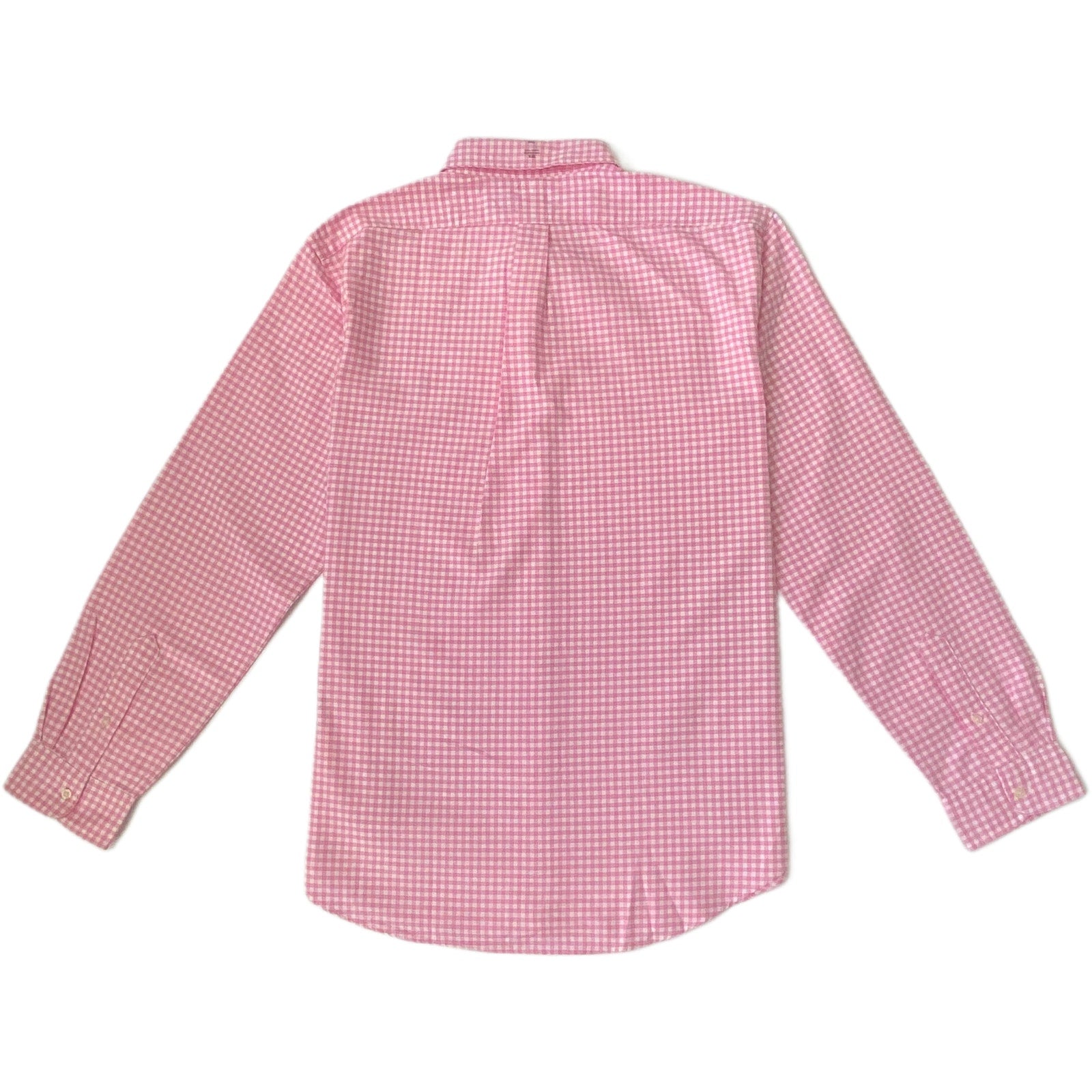 Polo Ralph Lauren Shirt Men's XXL Classic Long Slv Oxford Pink White Gingham