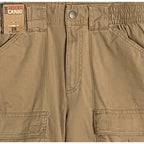 Roundtree & Yorke Shorts Men's 28W Cargo Shorts Classic Fit 7" Inseam Tan