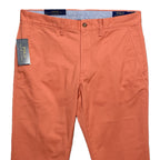 Polo Ralph Lauren Pants Men's 32x32 Slim Stretch Cotton Twill Chino Orange