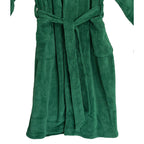 Nautica Plush Fleece Robe Men's One Size Pockets Tidal Green