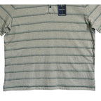 Tommy Bahama Henley Men's XL Short Sleeve "Soleil Stripe Henley" Overcast NWT